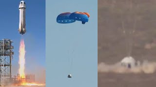 Blue Origin NS25 New Shepard launch and landing