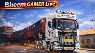 bheem gamer is liveTruckers of Europe 3 LIVE 🔴 | Ultra Realistic Truck Driving 🚛🔥 screenshot 3