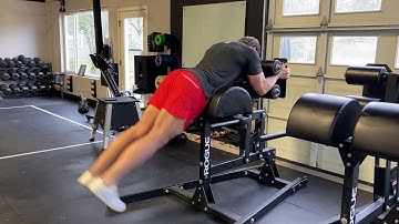 Reverse Hyper on Glute/Ham Machine