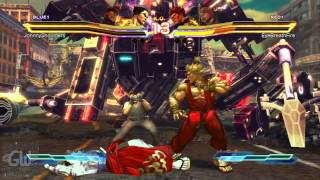 Street Fighter X Tekken Gameplay Footage - Akuma Johnnyshouldersvseyebreathfire