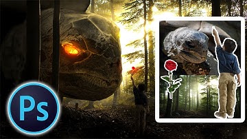 THE TURTLE - Cinematic Photo Manipulation | Photoshop Speed-Art