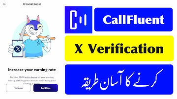 CallFluent X verification | CallFluent Twitter verification