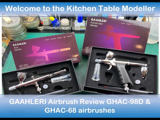 GAAHLERI GHAC-98D & GHAD-68 Airbrush On Test Painting Review Part