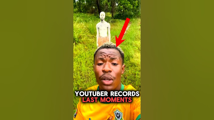 Youtuber Records Last Moments...😔