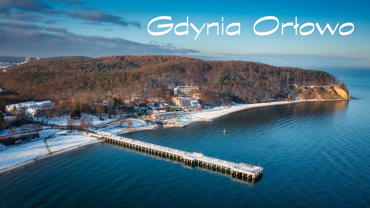 Gdynia Orłowo z drona 4K / Gdynia Orlowo, Poland 2022