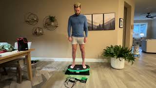 Merach Vibration Plate Exercise Machine, 4D Whole Body Workout Vibrating Platform