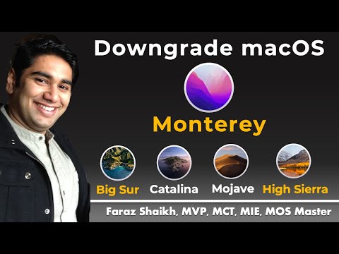 How to Downgrade MacOS Monterey to Big Sur, Catalina, Mojave, High Sierra