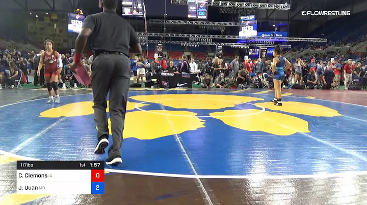 117 Lbs Cons 32 2 Chloe Clemons Iowa Vs Julia Quan...