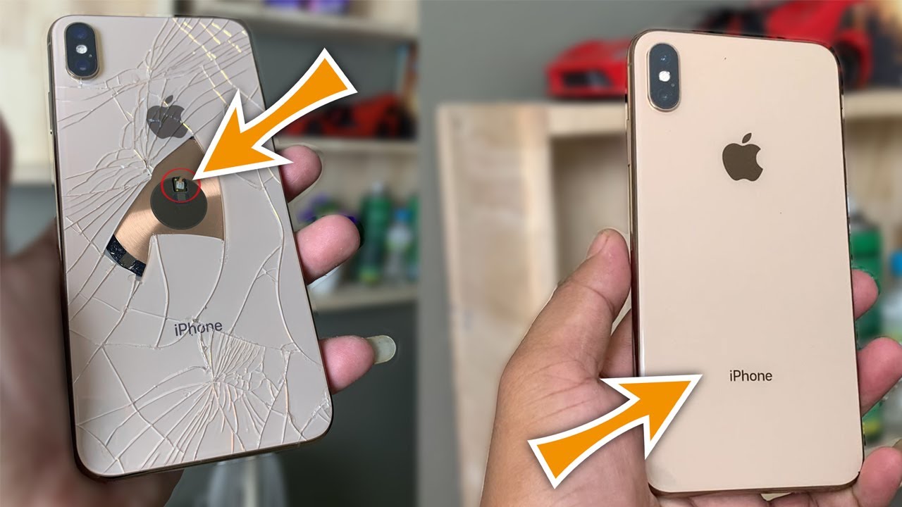 iPhone Xs max Back Glass Replacement How to replace cracked back