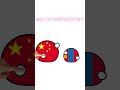 I build a wall... Mongol is break it | Countryballs #shorts @polskamations