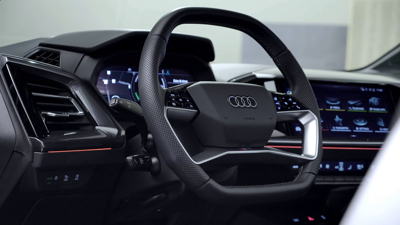 Audi Q4 Sportback etron Interieur YouTube