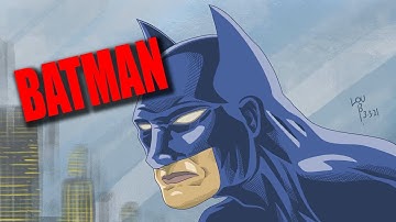 Time-Lapse Digital Drawing: "BATMAN" (Procreate Version)