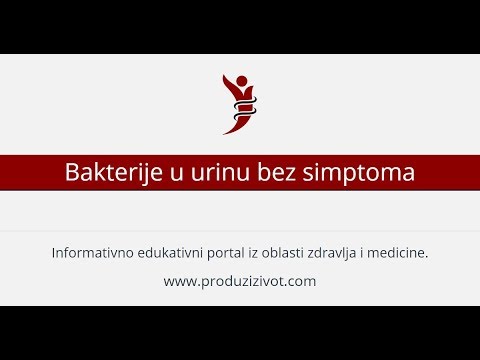 Bakterije u urinu bez simptoma (mokraći)