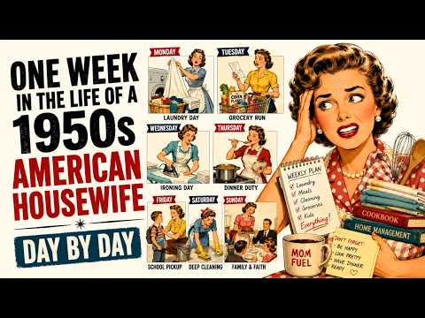 One Week in the Life of a 1950s American Housewife — Day by Day thumbnail