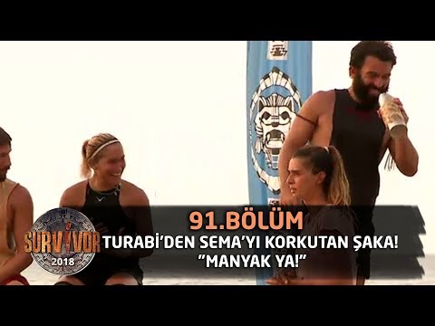 Survivor 2018  | 91. Bölüm | Turabi'den Sema'yı Korkutan Şaka! \