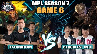 BLACKLIST IS BACK? | EXE vs BLCK GAME 6 | MPL PH SEASON 7 PLAYOFFS