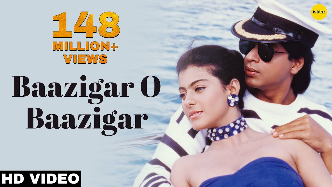 Baazigar O Baazigar HD VIDEO SONG   ShahrukhKhan  Kajol  Baazigar  90s Hindi Love Song