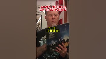 Thumbnail of JAMES HETFIELD FROM METALLICA ON IRON MAIDENS DEBUT RECORD #metallica #ironmaiden #records #metal