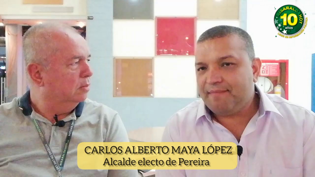 EL ALCALDE, DE PEREIRA, CARLOS ALBERTO MAYA LÓPEZ, EXPRESÓ DISPOSICIÓN DE  TRABAJAR POR LAS VICTIMAS – Notieje.com