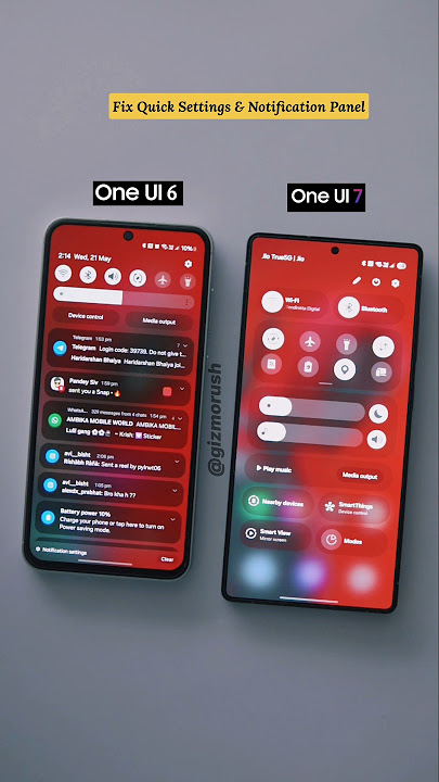 Fix Quick Settings & Notification Panel On Samsung One UI 7