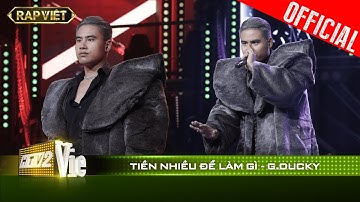 GDucky hóa rich kid dạy cách tiêu tiền cực ngông với Tiền Nhiều Để Làm Gì?| RAP VIỆT [Live Stage]