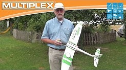 PANDA SPORT MULTIPLEX RC GLIDER VIDEO TESTREPORT "FLUGBERICHT" TESTBERICHT TEST