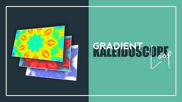 Create Easy Gradient Kaleidoscope Motion Background | Motion Graphics | Loop Background For Videos