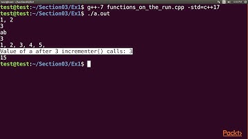 C++17 STL Solutions: Experimenting with Functions Using Lambda Expressions | packtpub.com
