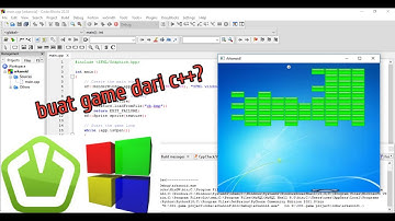 BUAT GAME MENGGUNAKAN BAHASA C++ (codeblocks + sfml) : set up dan jalankan contoh program