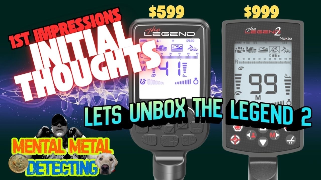 Распаковка новой Nokta Legend 2 — первые впечатления в сравнении с оригинальной Legend.