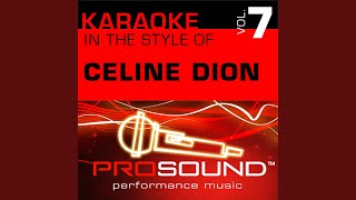 Video thumbnail of "ProSound Karaoke Band - Ave Maria (Karaoke Instrumental Track) (In the style of Celine Dion)"