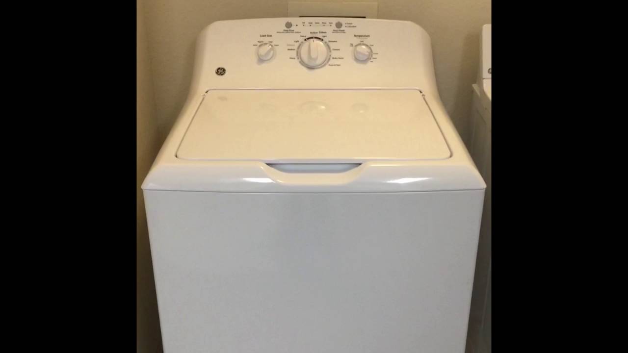 New 2016 2017 GE Washer GTW220ACK1WW Wash Rinse Spin Action and Sounds