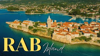 Rab Island, the Adriatic Sea in Croatia