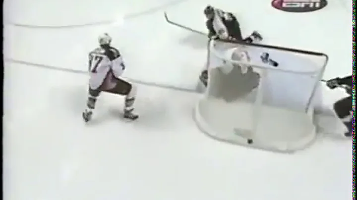 Curtis Brown OVERTIME Goal - Game 4, 2001 ECQF Sab...