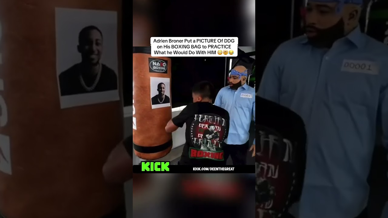 Adrien Broner Put a PICTURE Of DDG on His BOXING BAG to PRACTICE What he Would Do With HIM🤯