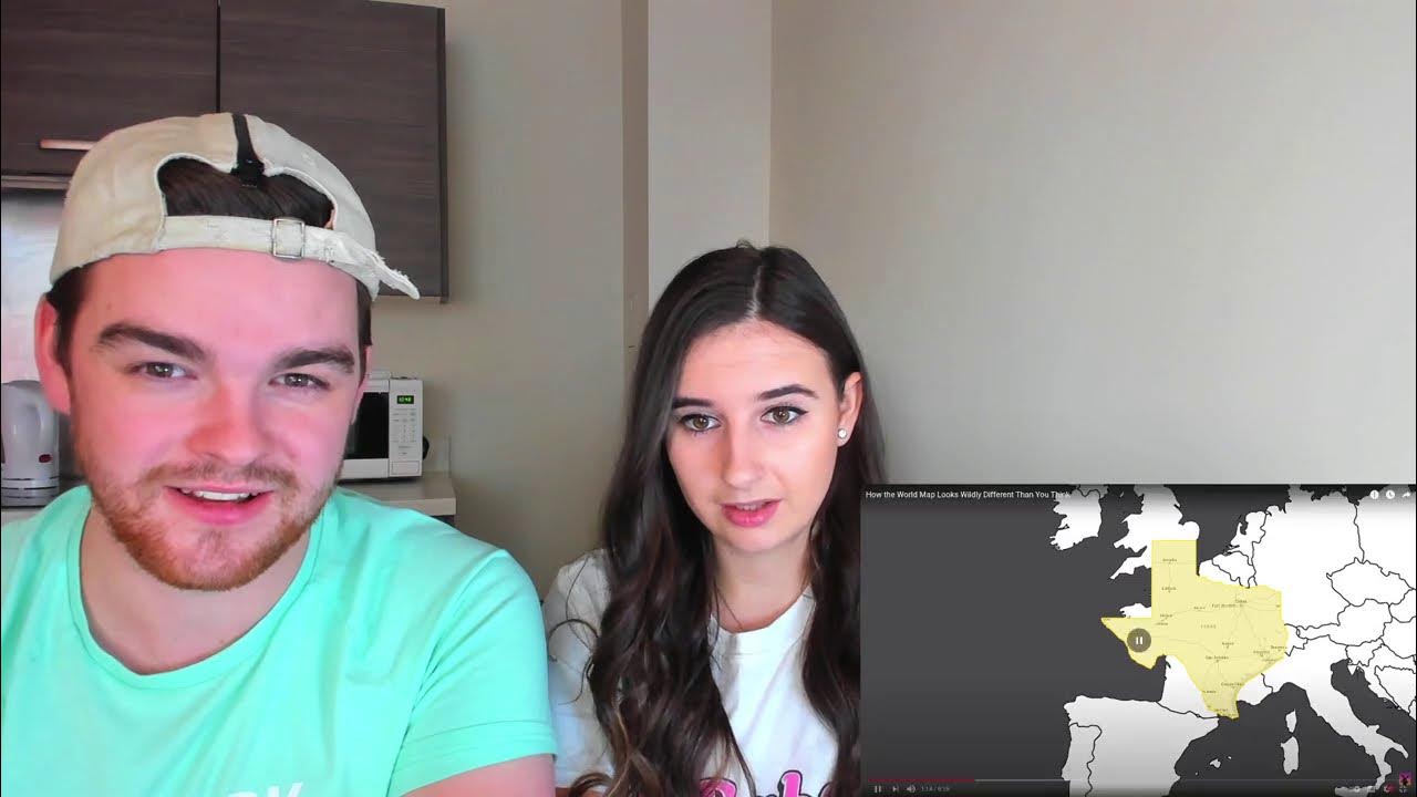 British Couple React To How the World Map Looks Wildly Different Than You Think !!! WOW YouTube