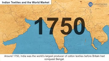 Indian textiles and the world market | Class 8 | History