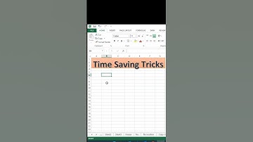 Amazing Time Saving Excel Tips #excel #shorts