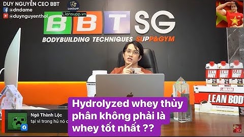 So sánh giữa iso và hydro whey