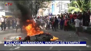 Geram dengan Aksi Begal, Motor Terduga Begal Dibakar Massa di Sorong - BIP 30/01