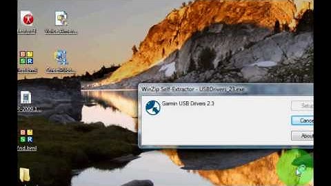 Install the USB driver on the Garmin 7200