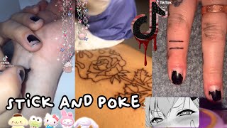 ˚✧₊⁎ alt ⁎⁺˳✧༚ stick and poke tiktok compilation