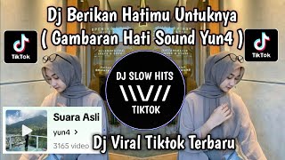 DJ BERIKAN HATIMU UNTUKNYA | DJ GAMBARAN HATI SOUND yun4 SLOW REMIX VIRAL TIKTOK TERBARU