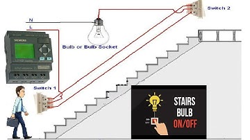 PLC Ladder programming in Hindi #2 | -Stairs Two Way Switching Explained