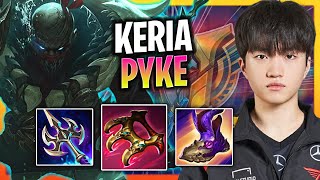 KERIA IS UNSTOPPABLE WITH PYKE! | T1 Keria Plays Pyke Support vs Galio!  Season 2024