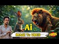 IMAGE To VIDEO Cartoon video kaise banaye | Animal animation video kaise banaya
