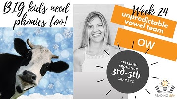 OW Vowel Team- Orton Gillingham Lesson