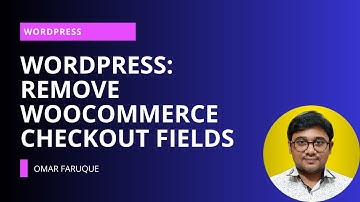 WordPress Woocommerce: Remove unnecessary checkout fields