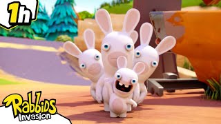 ¡Toda la Familia Rabbids reunida! 🐰😆 | Rabbids La Invasión | Dibujos Animados