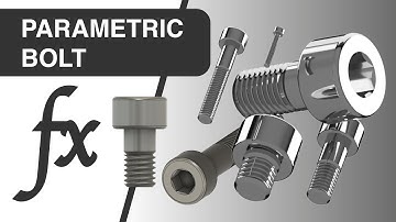 #2 | Parametric modeling a bolt, metric system in Fusion360